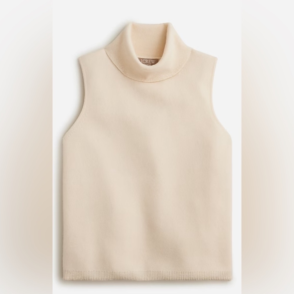J.Crew Cashmere Mockneck Sweater Shell